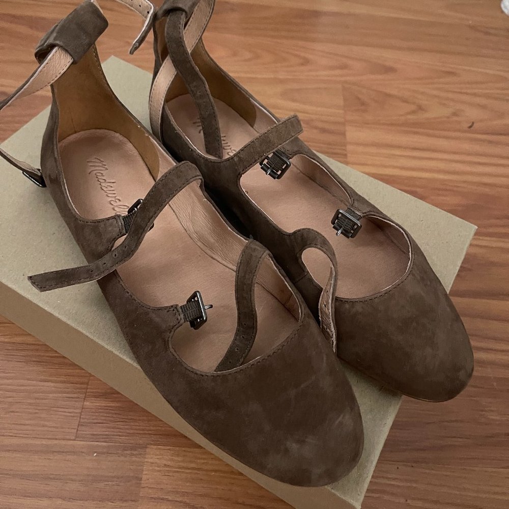 Madewell - Brown Strappy Flats